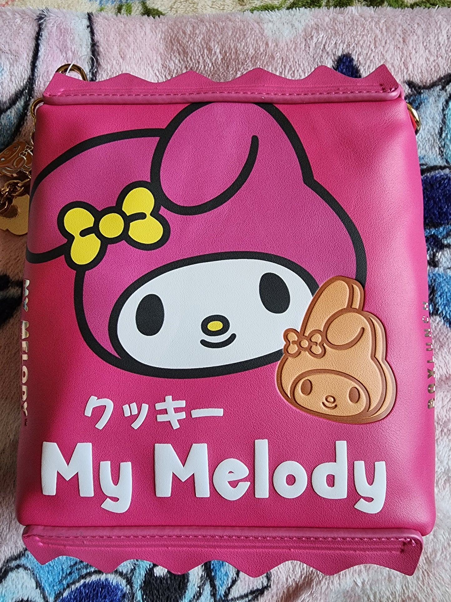 Hello Kitty's My Melody and Kuromi Chip Crossbody Bag