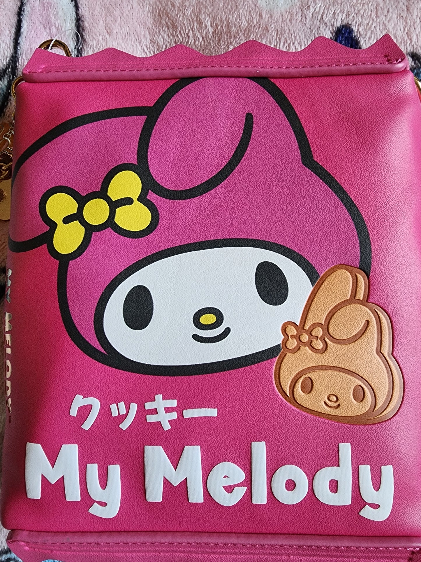 Hello Kitty's My Melody and Kuromi Chip Crossbody Bag