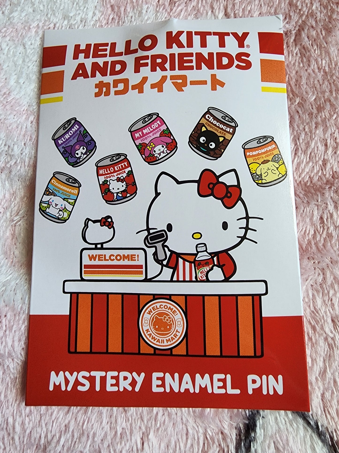 Hello Kitty and Friends Juice Can  Mystery Pins