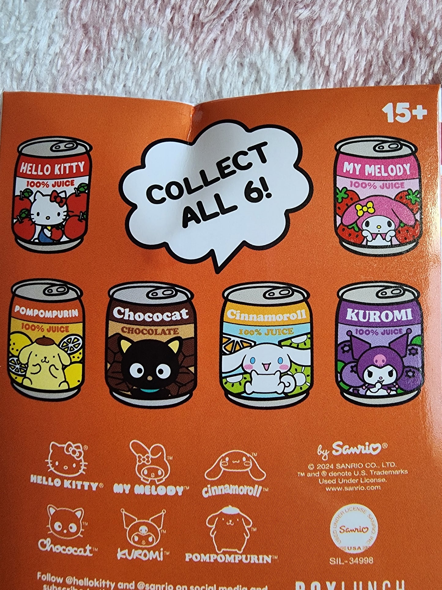 Hello Kitty and Friends Juice Can Mystery Pins