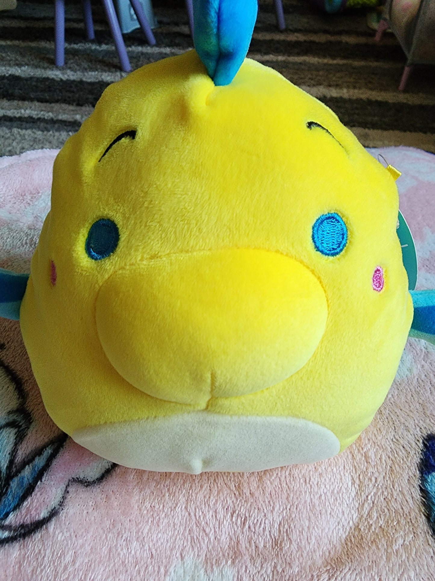 Squishmallows Disney Little Mermaid Flounder Plush