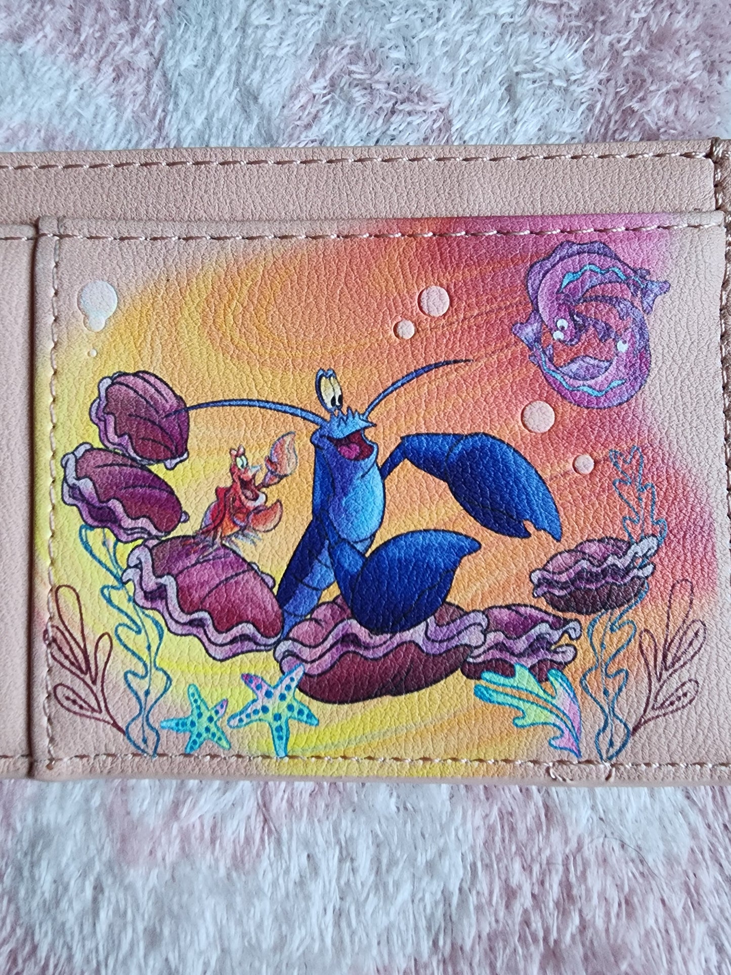 Danielle Nicole Disney Little Mermaid Coral Card Holder