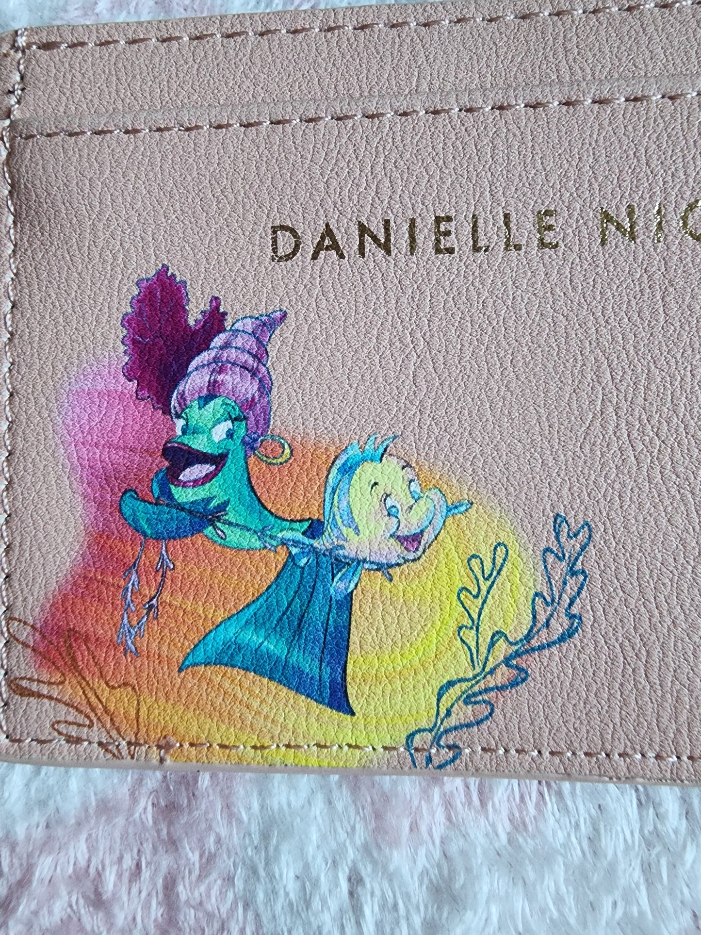 Danielle Nicole Disney Little Mermaid Coral Card Holder