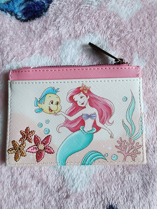 Loungefly Disney Ariel and Flounder Little Mermaid Card Holder