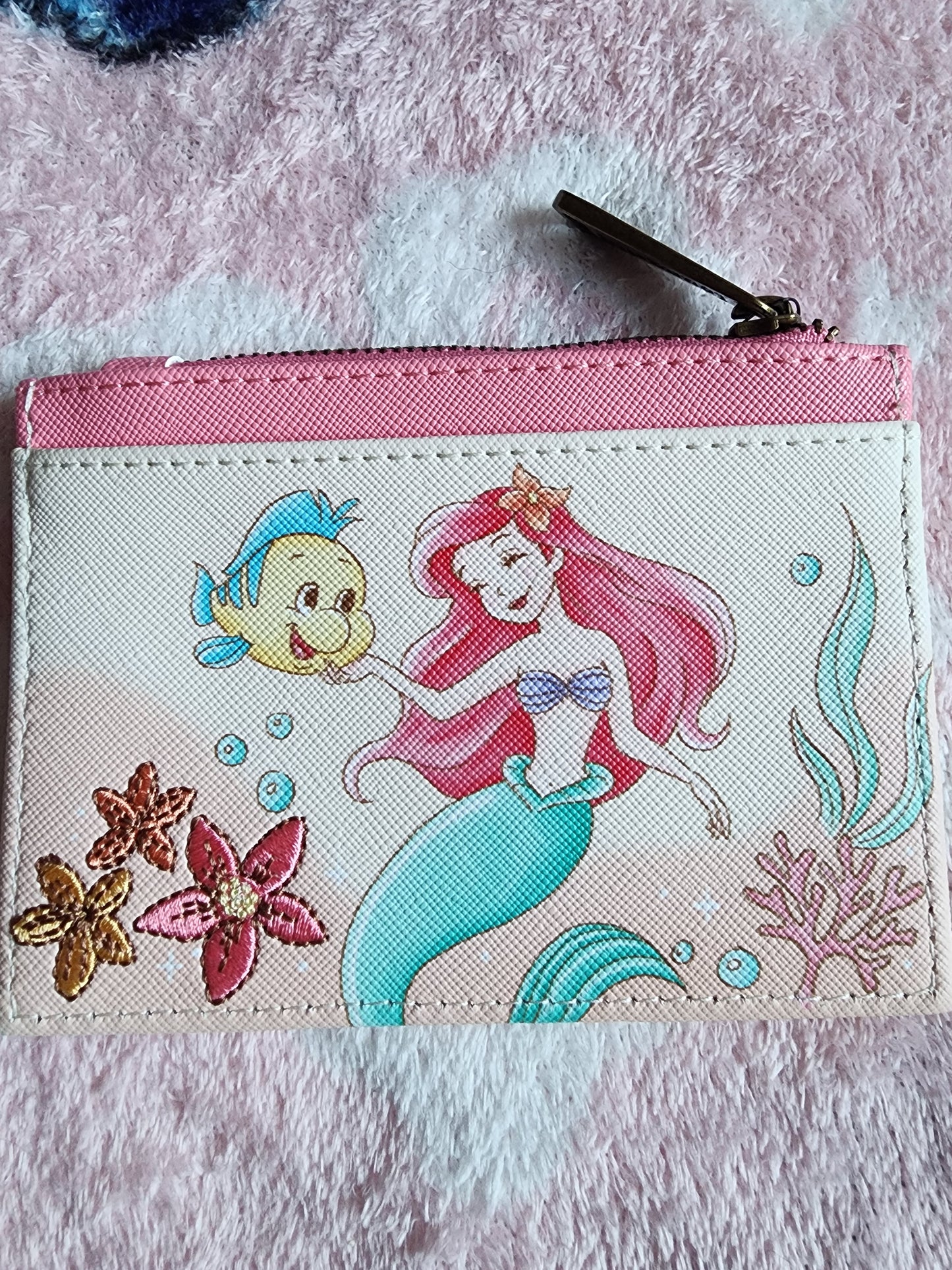 Loungefly Disney Ariel and Flounder Little Mermaid Card Holder