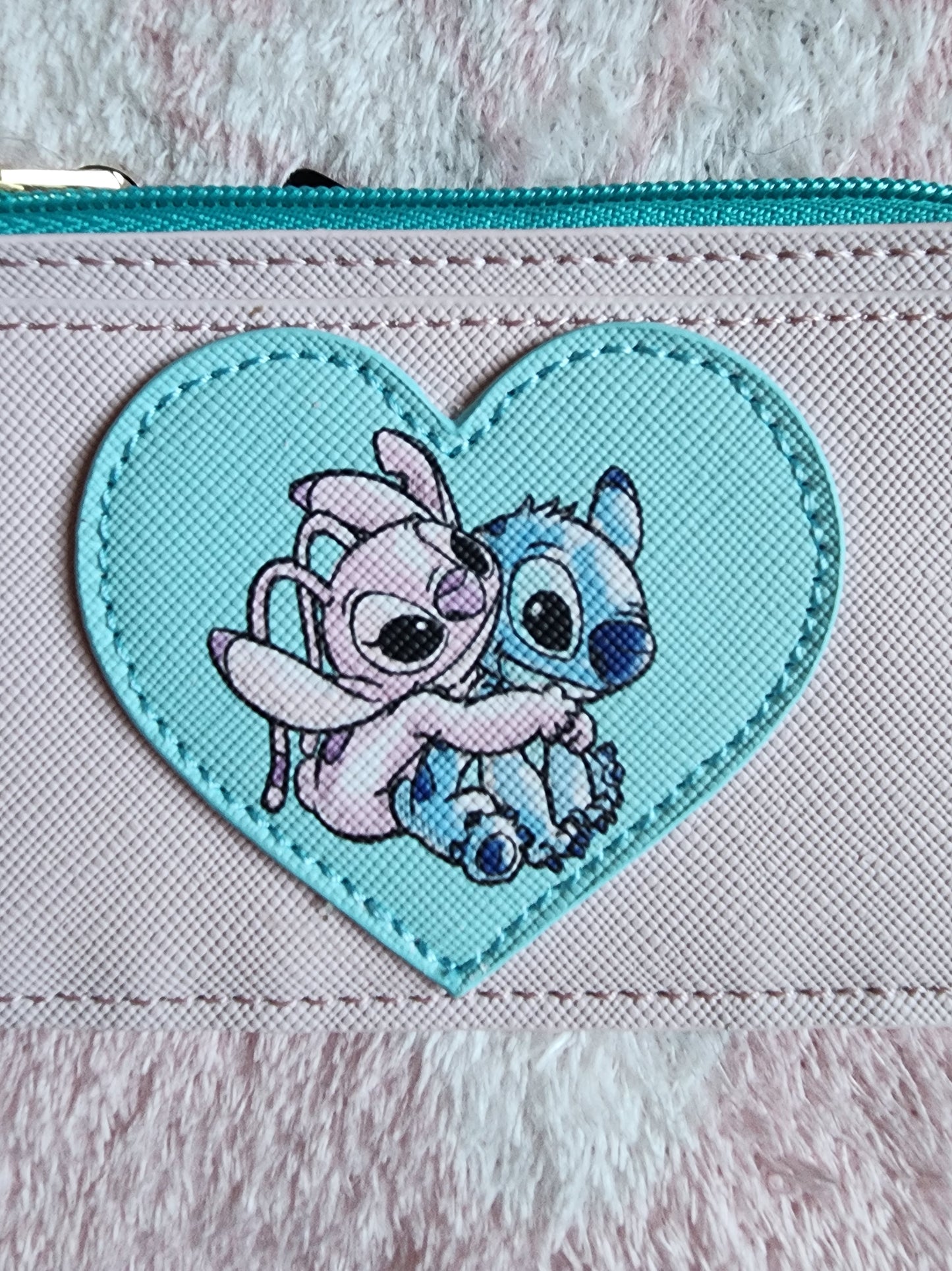 Disney Stitch and Angel Heart Card Holder