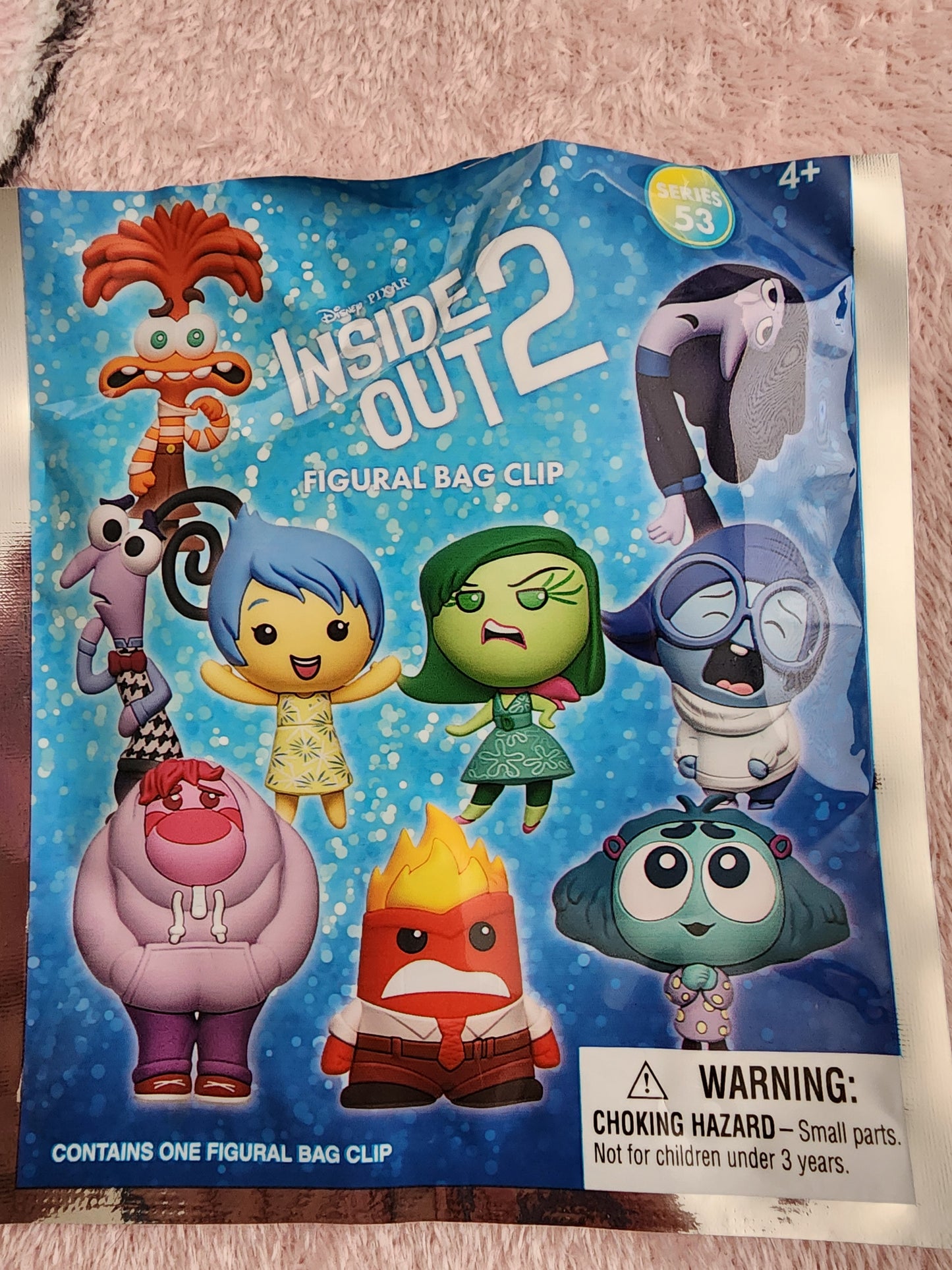 Disney Pixar Inside Out 2 Mystery Bag Clips/Keychains