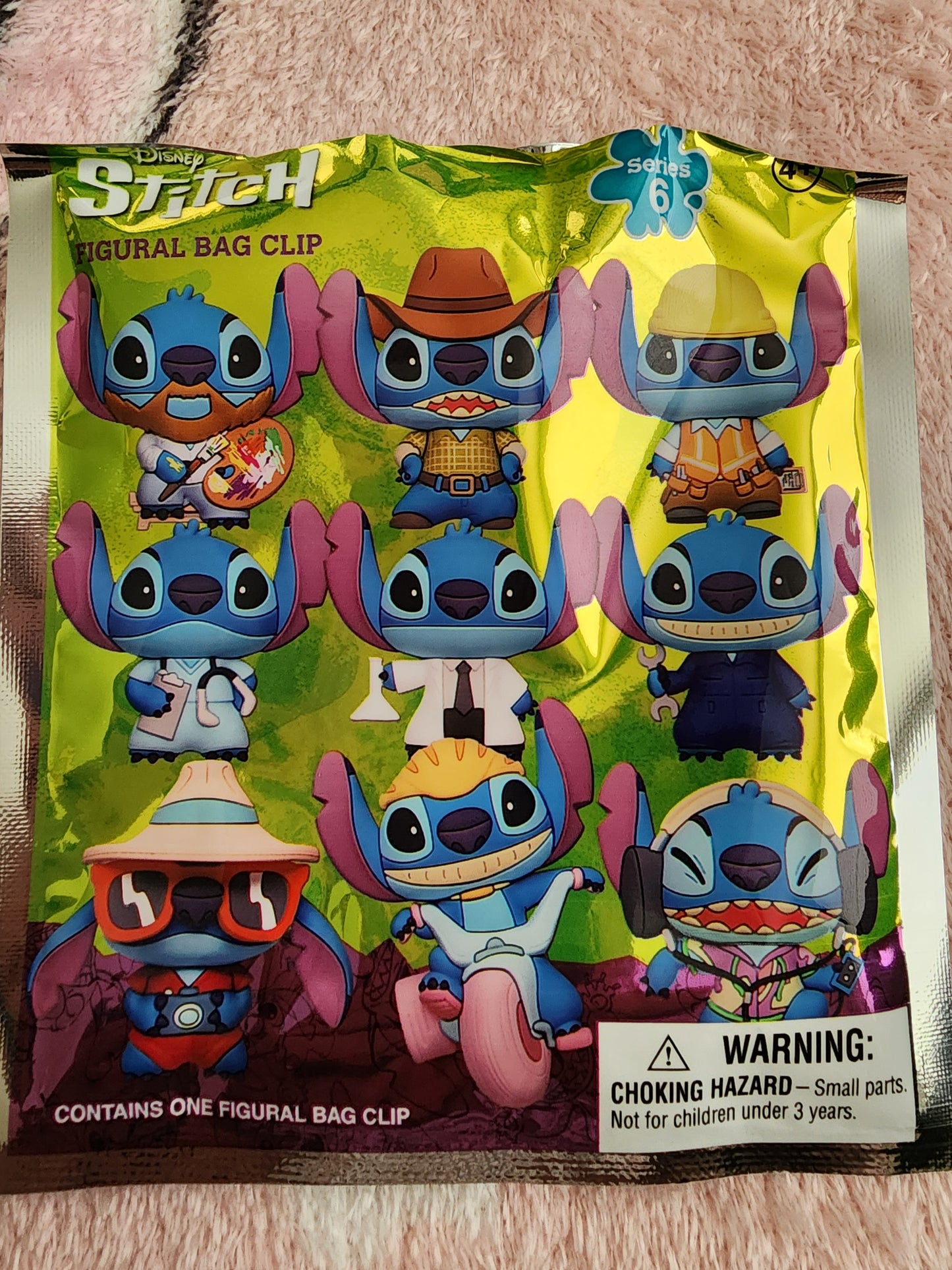 Disney Stitch Mystery Bag Clips/Keychains