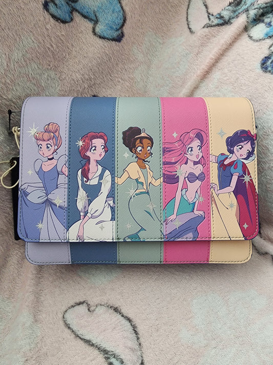 Loungefly Disney Princess Manga Crossbody Bag
