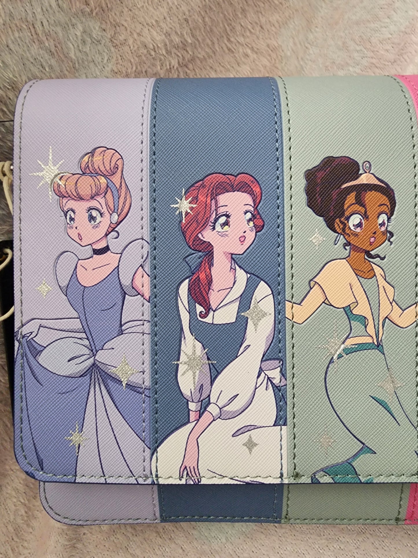 Loungefly Disney Princess Manga Crossbody Bag