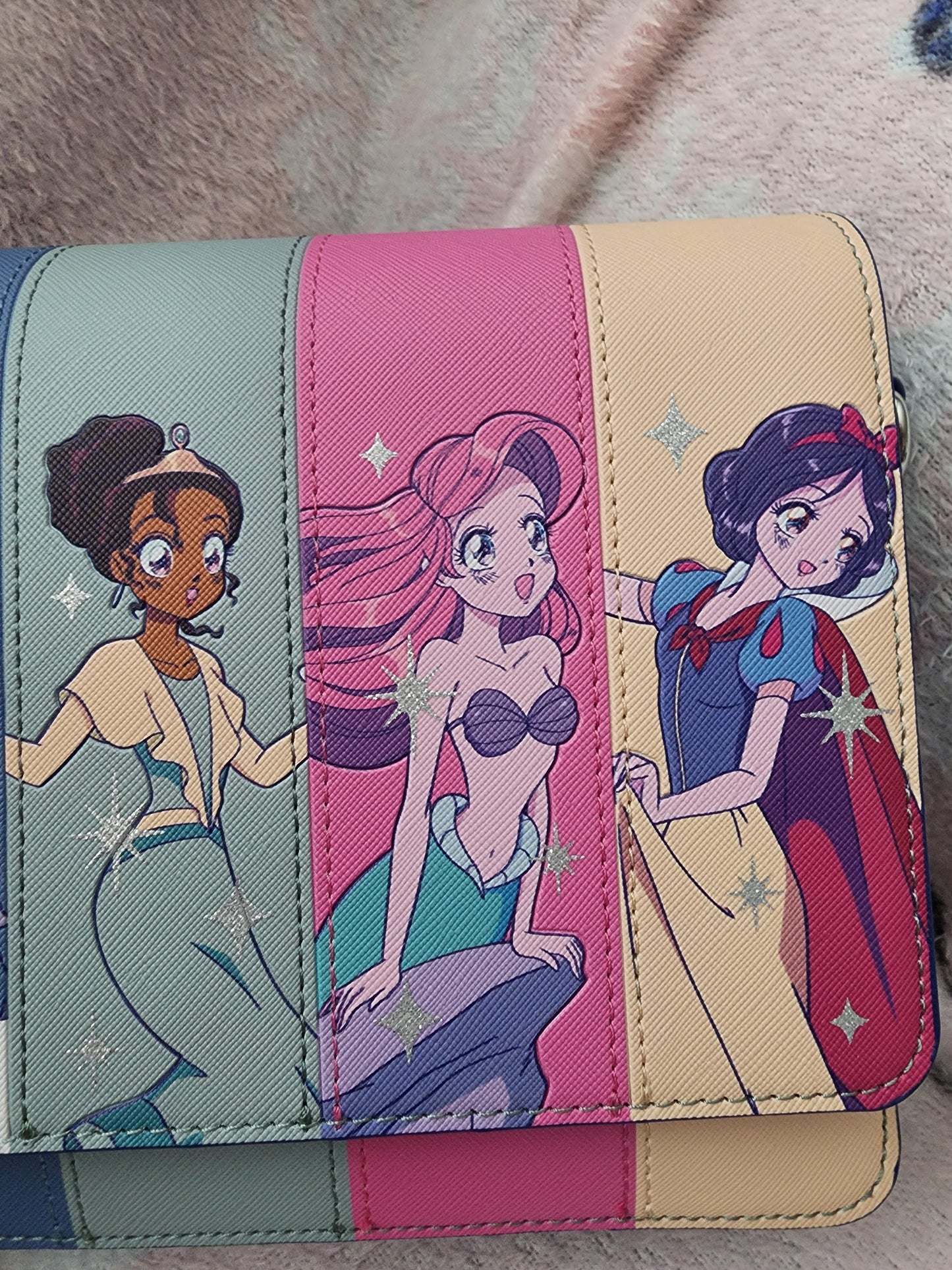 Loungefly Disney Princess Manga Crossbody Bag