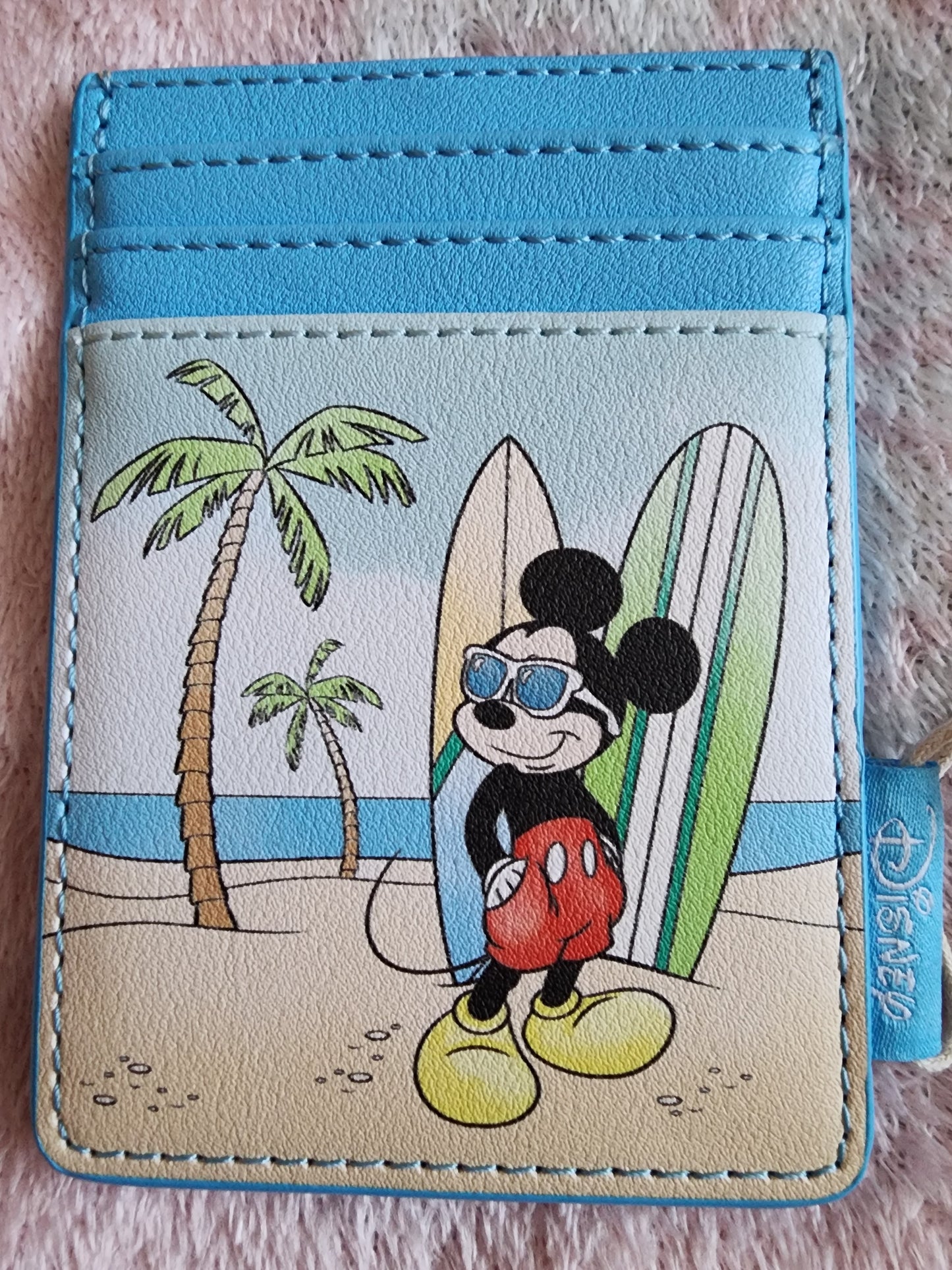 Loungefly Disney Mickey and Friends a Day at the Beach Card Holder