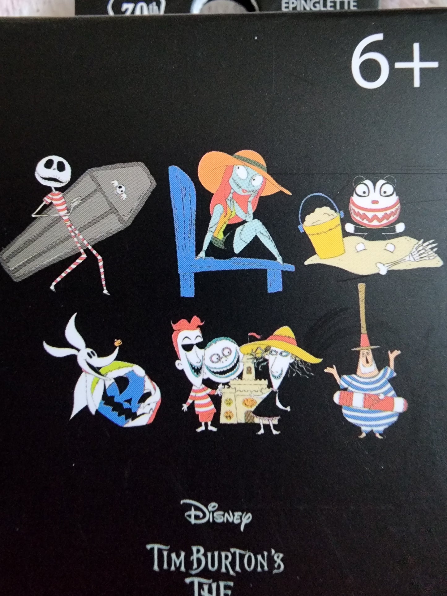 Loungefly Disney Nightmare Before Christmas at the Beach Mystery Pins