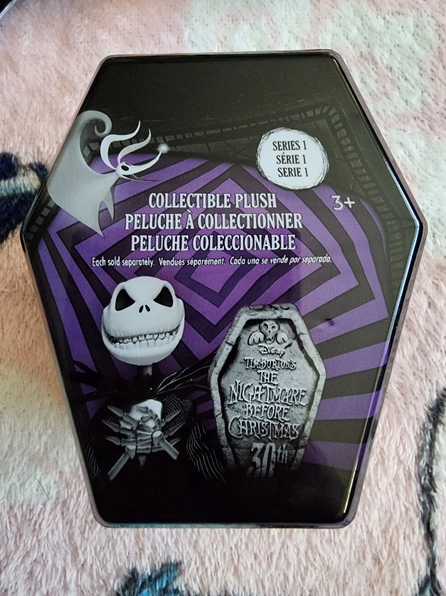 Disney  Nightmare Before Christmas 30th Anniversary Plush Mystery Coffin Toys