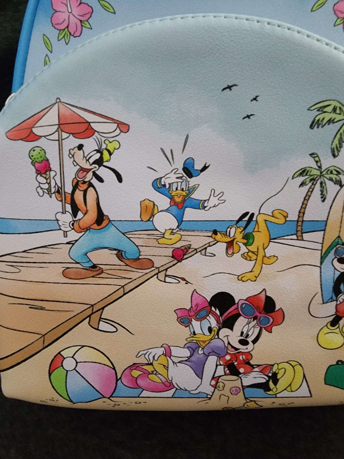Loungefly Disney Mickey and Friends a Summer Day at the Beach Backpack