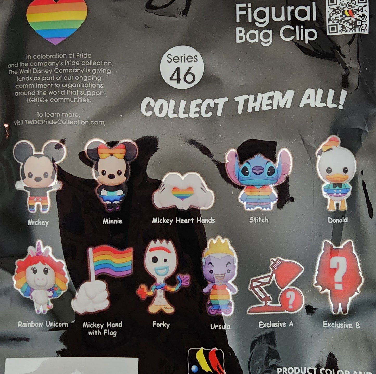 Disney Pride Collection Exclusive Mystery Bag Clip