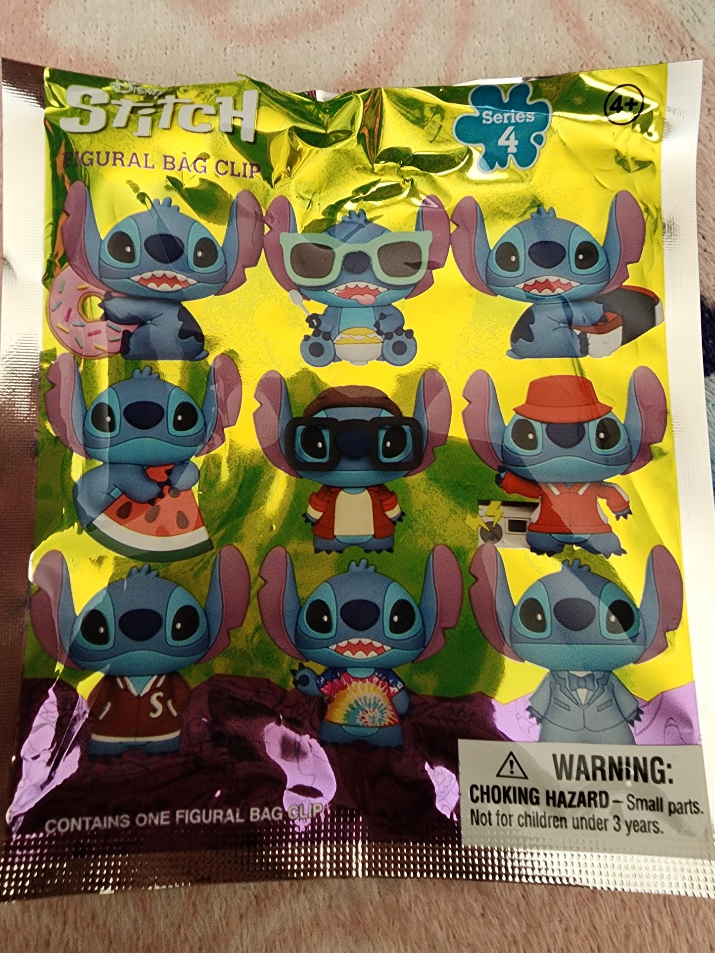 Disney Stitch Series 4 Mystery Bag Clips