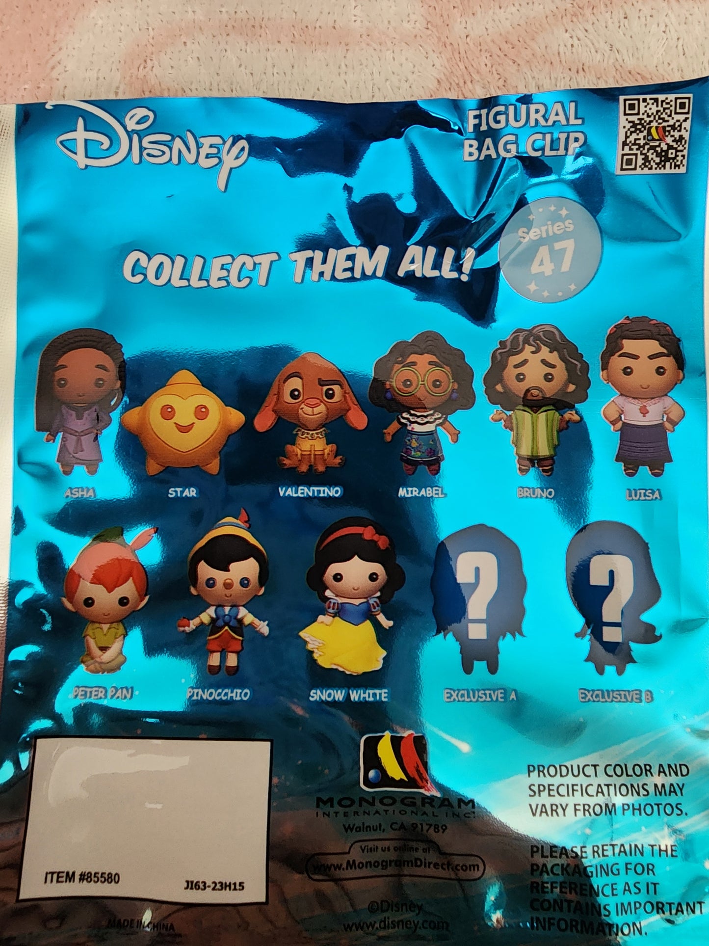 Disney Collection Series 47 Mystery Bag Clips