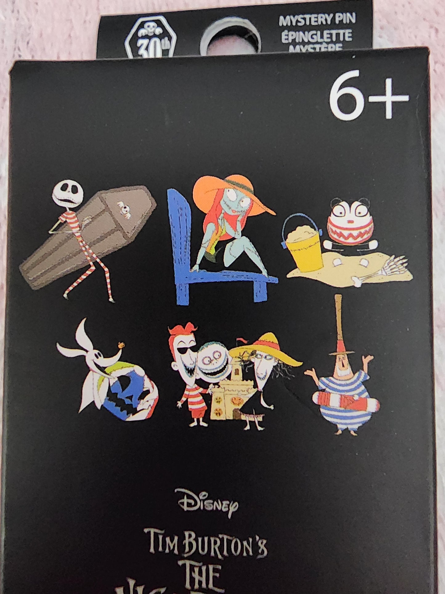 Loungefly Disney Nightmare Before Christmas at the Beach Mystery Pins