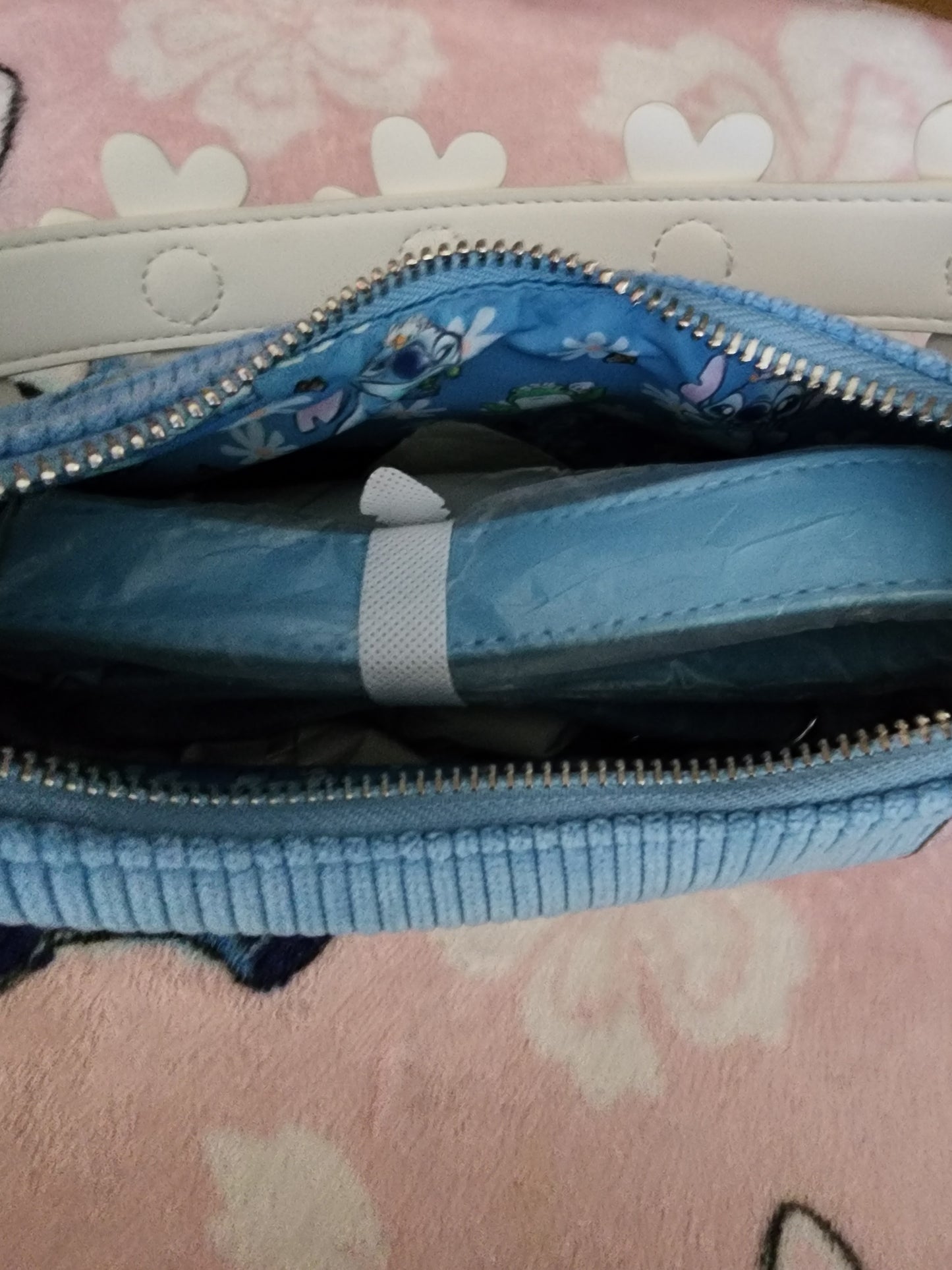 Loungefly Disney Stitch Floral Crossbody Bag