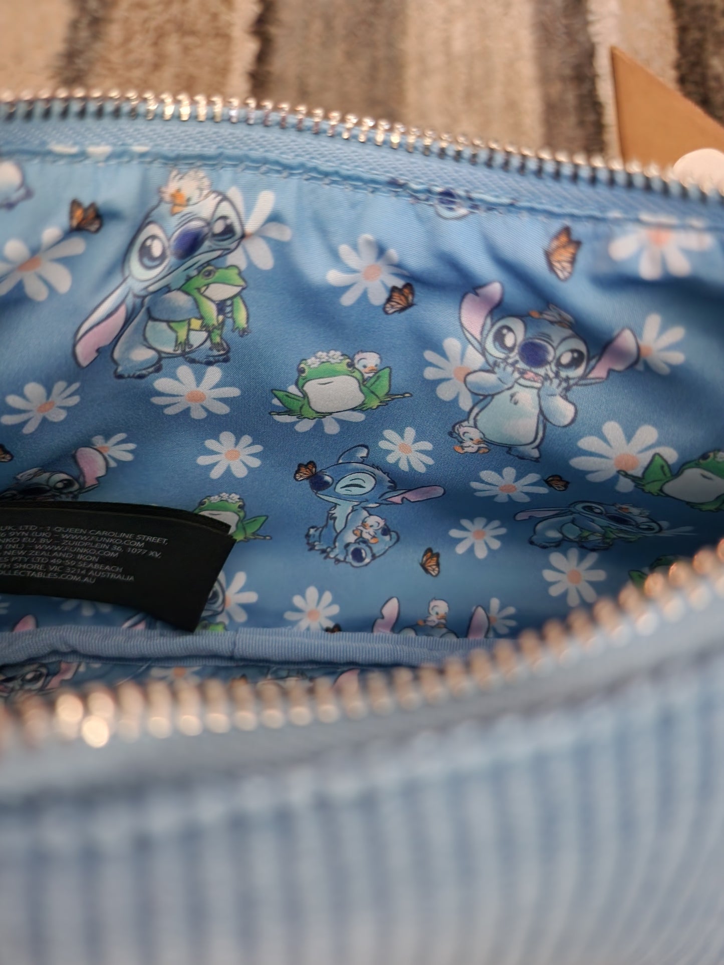 Loungefly Disney Stitch Floral Crossbody Bag