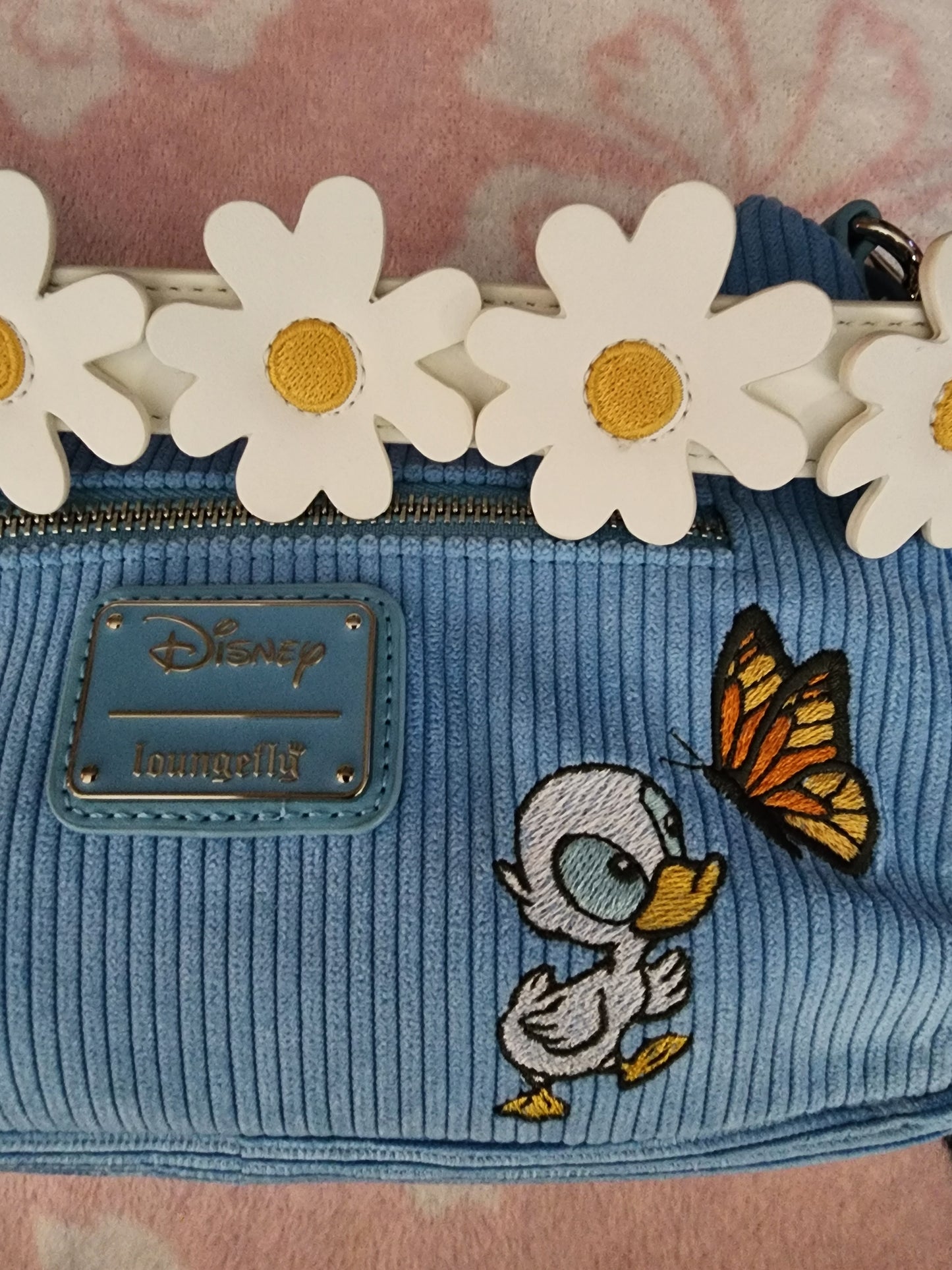 Loungefly Disney Stitch Floral Crossbody Bag