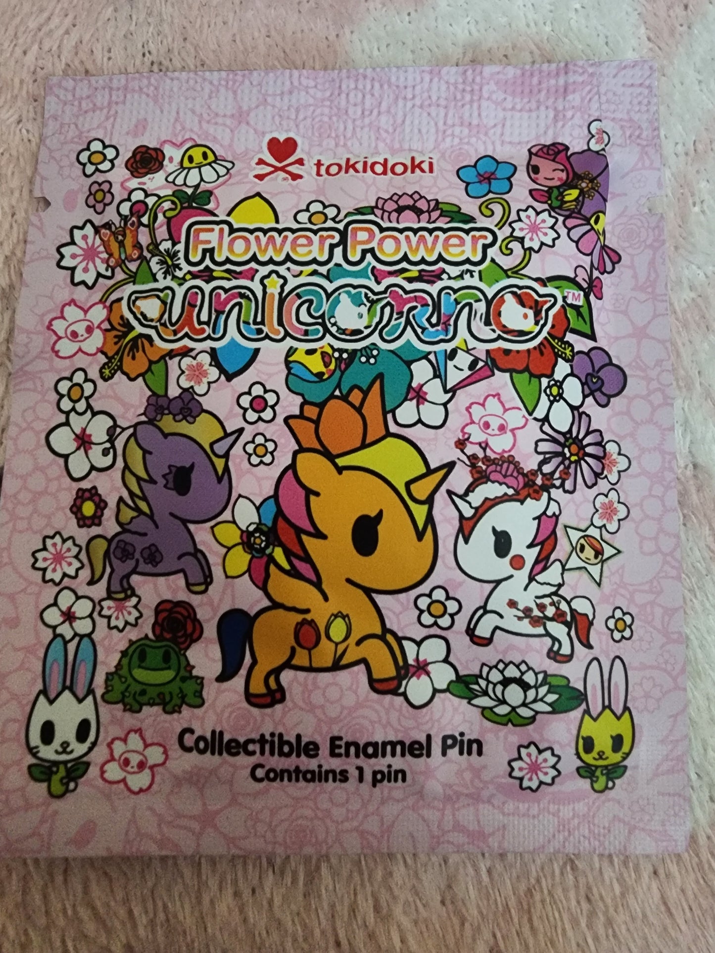 Tokidoki Unicorno Flower Power Mystery Pins