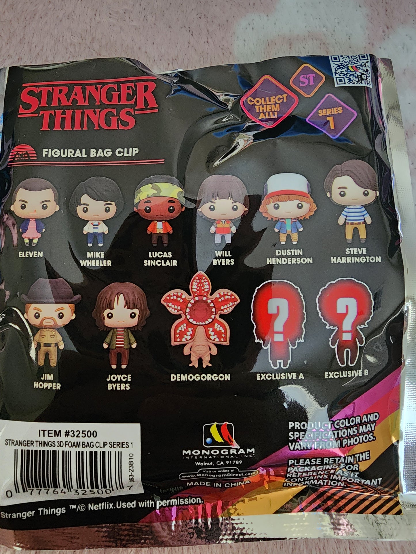 Stranger Things Mystery Bag Clips