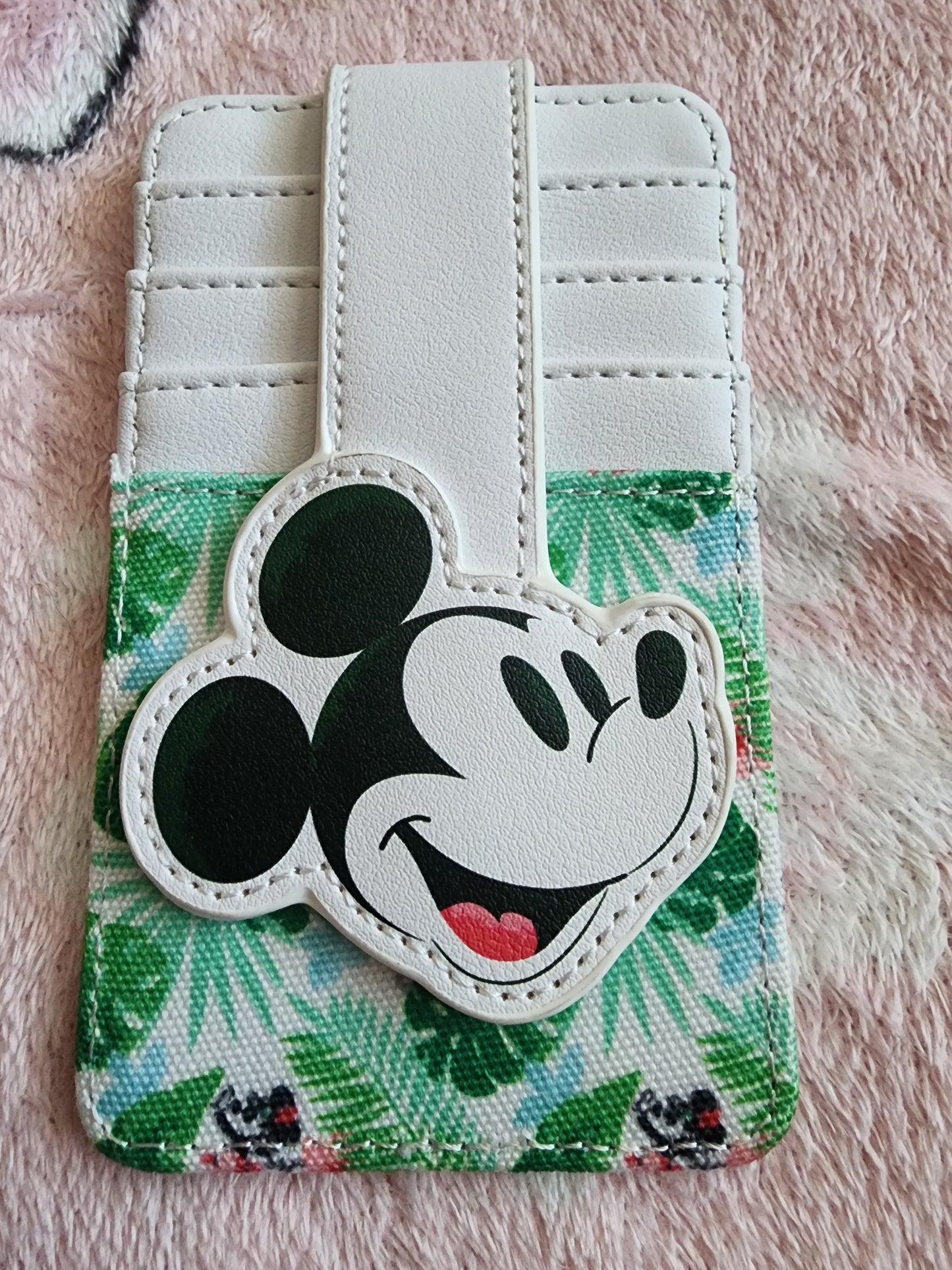 Loungefly Disney Mickey Mouse Tropical Snap Card Holder