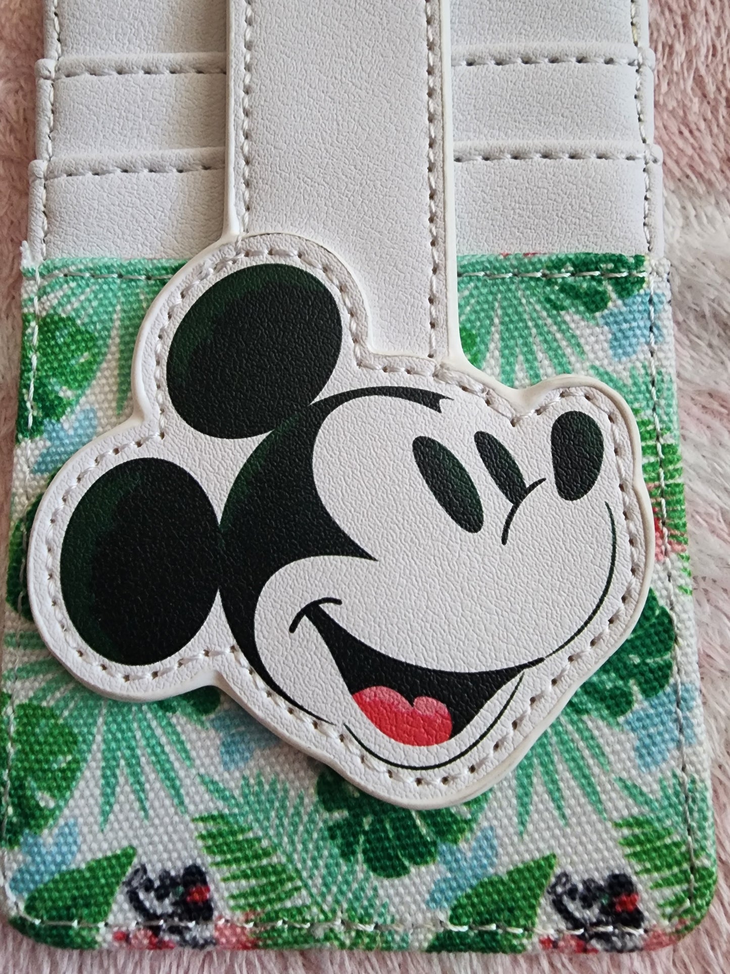 Loungefly Disney Mickey Mouse Tropical Snap Card Holder