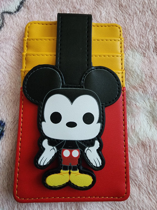 Loungefly Disney Mickey Mouse Cutie Snap Card Holder