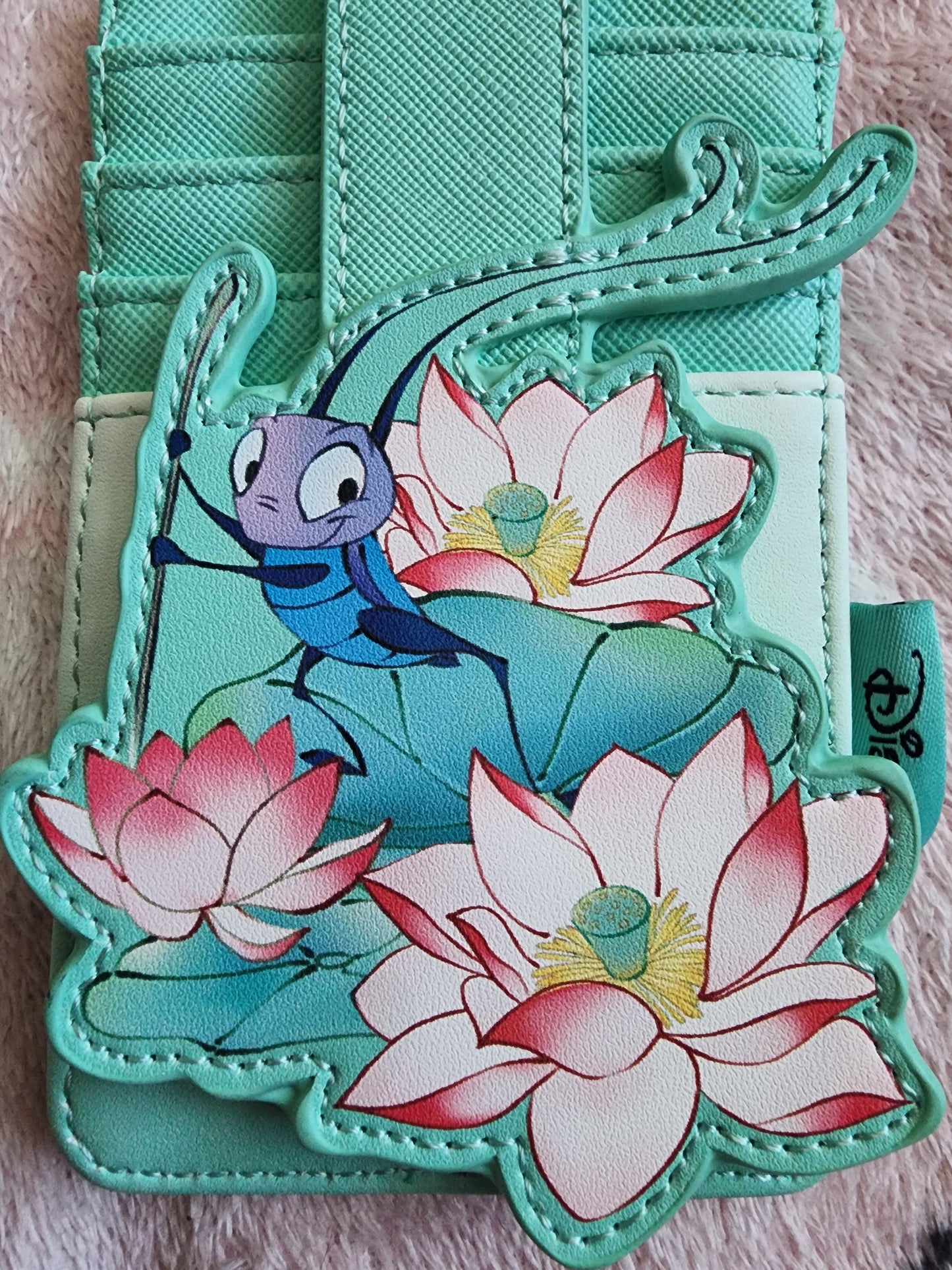 Loungefly Disney Mulan and Cricket  Snap Card Holder