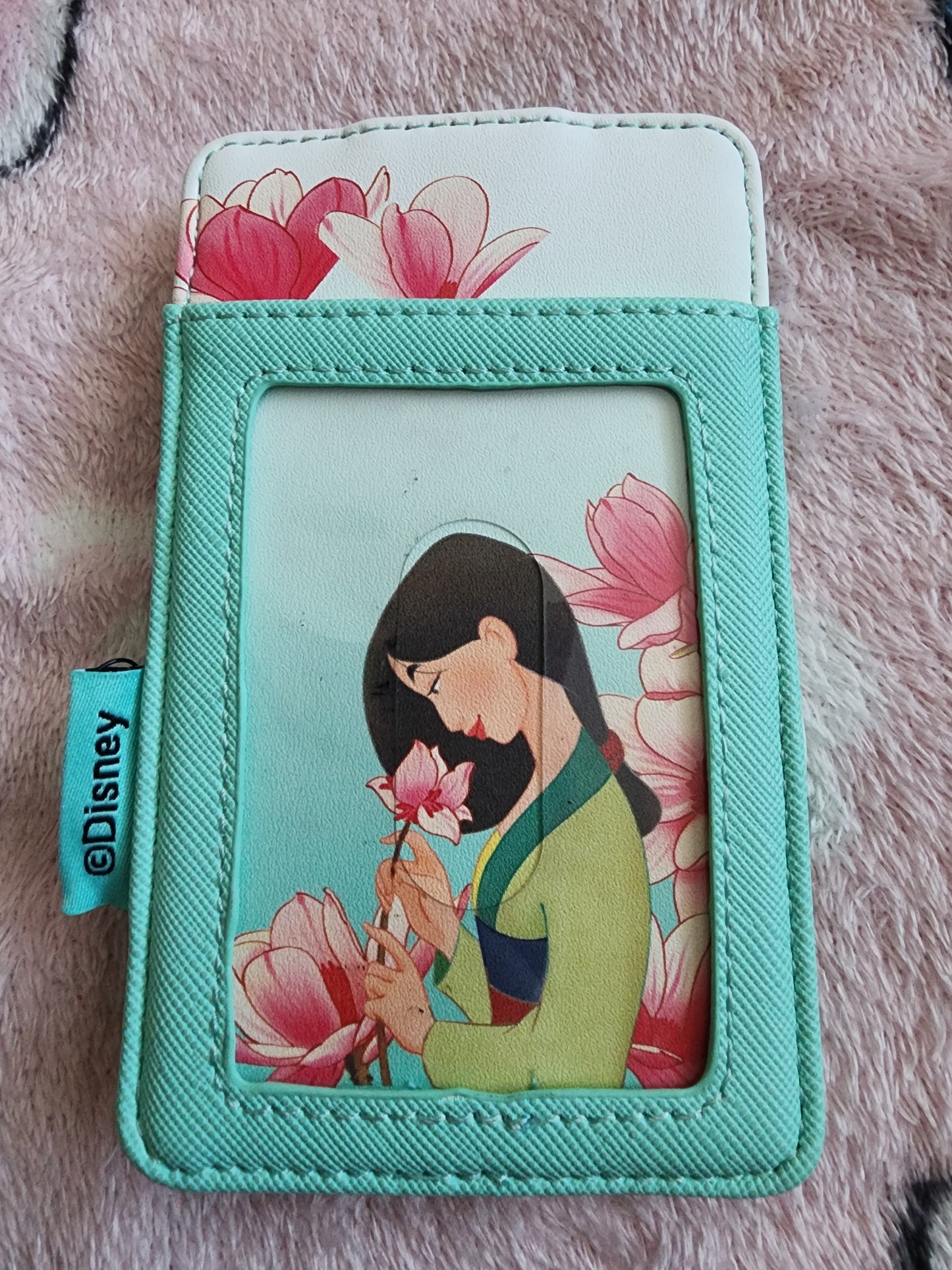 Loungefly Disney Mulan and Cricket  Snap Card Holder