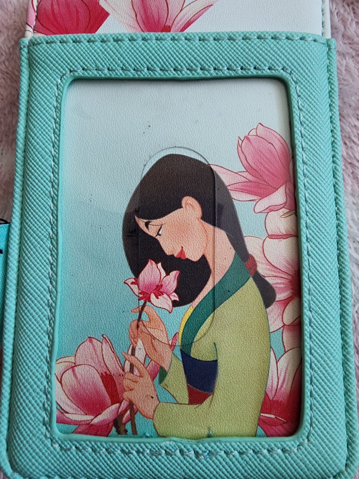 Loungefly Disney Mulan and Cricket  Snap Card Holder