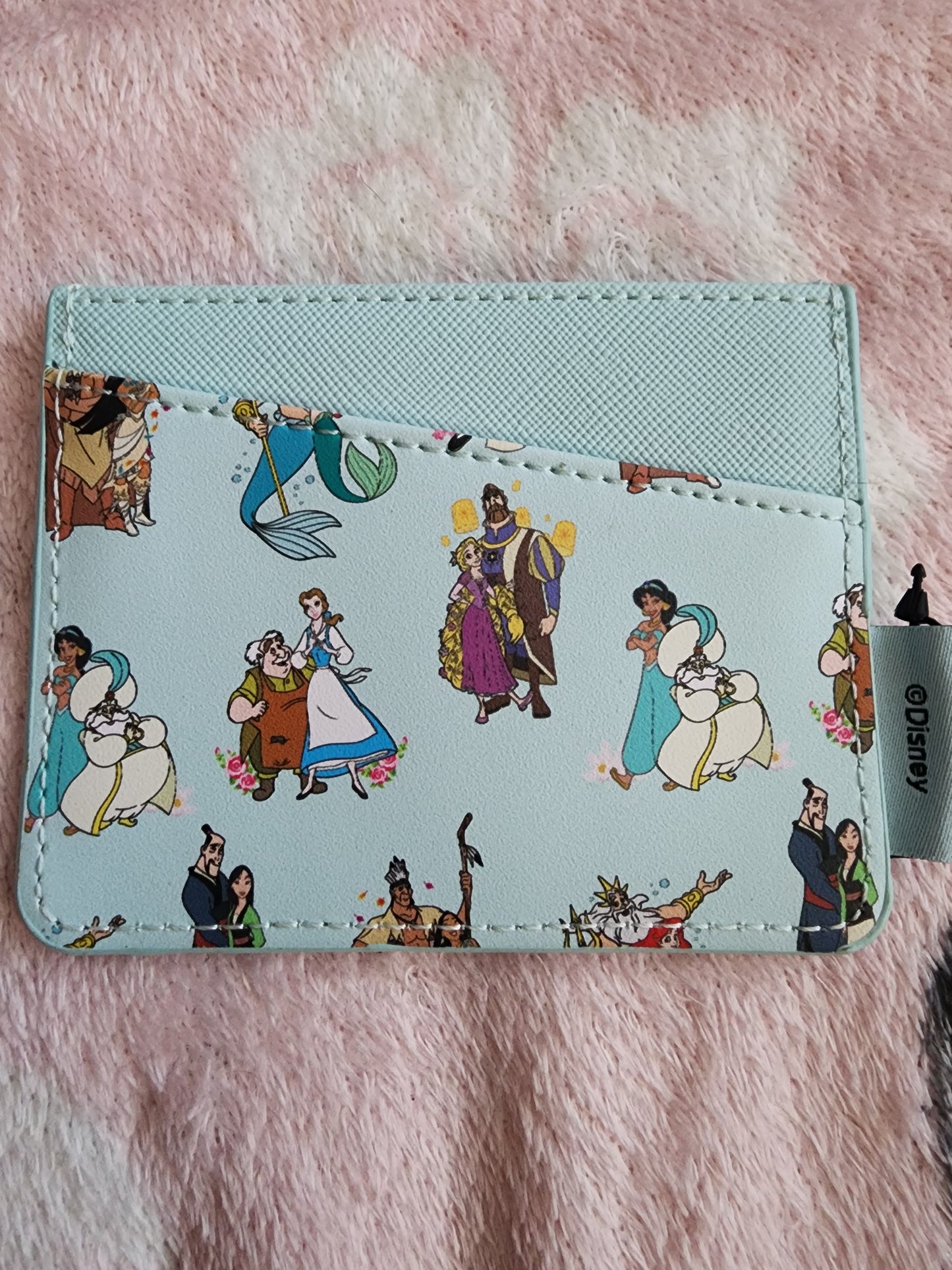 Loungefly Disney Princesses and Their Dad's Card Holder