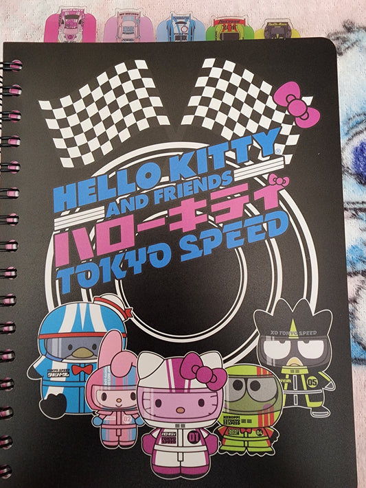 Hello Kitty and Friends Race Car Notebook