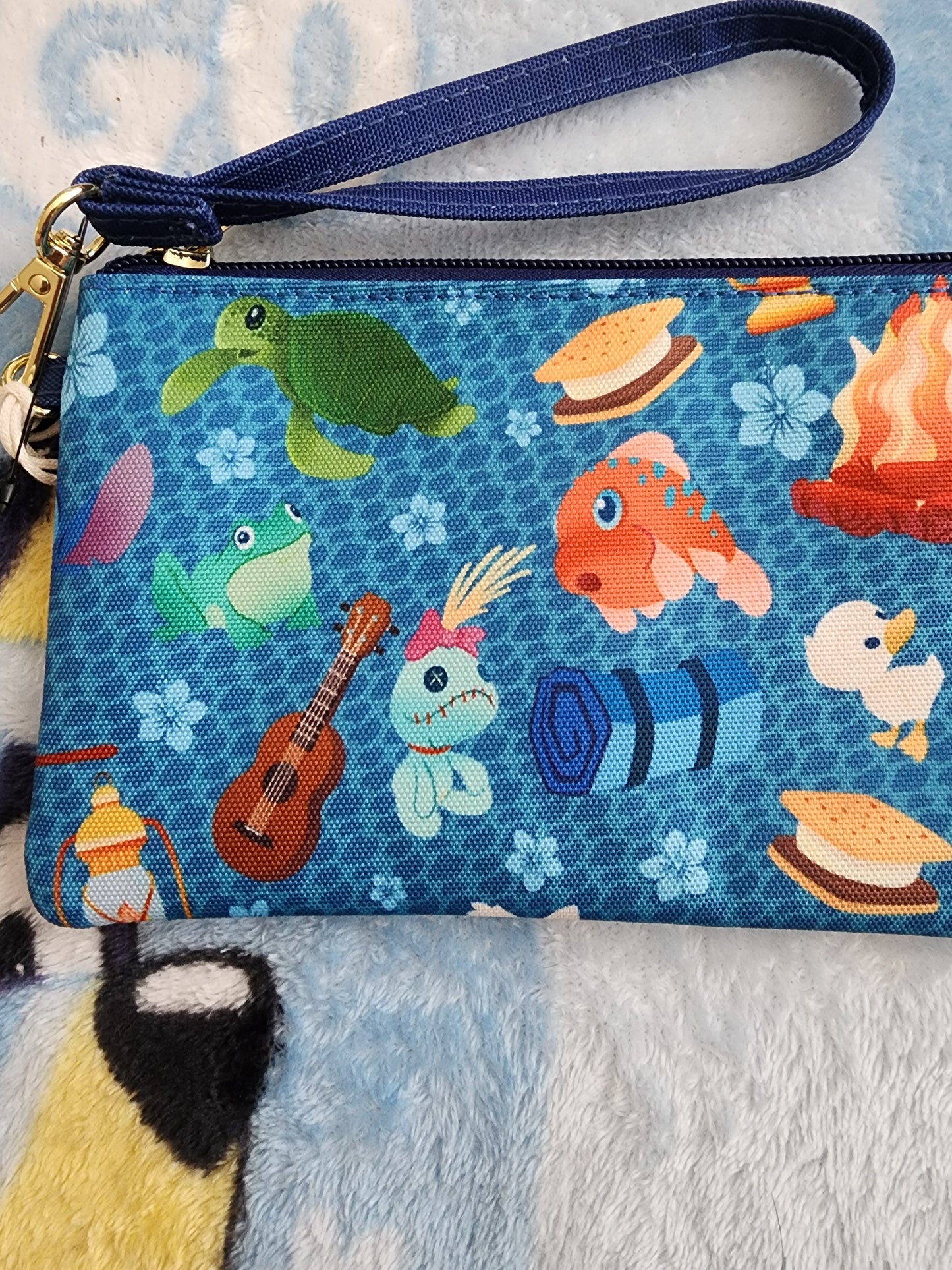 Loungefly Disney Stitch Camping Cuties Wristlet