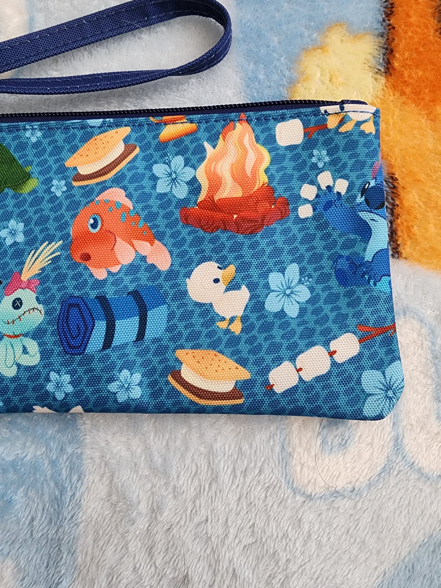 Loungefly Disney Stitch Camping Cuties Wristlet