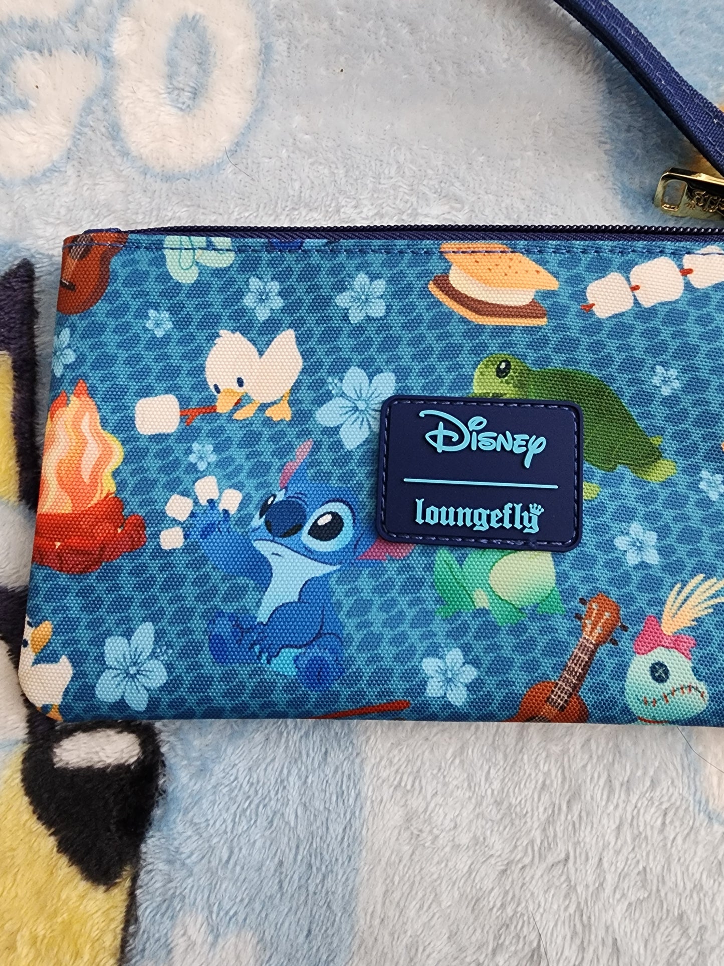 Loungefly Disney Stitch Camping Cuties Wristlet