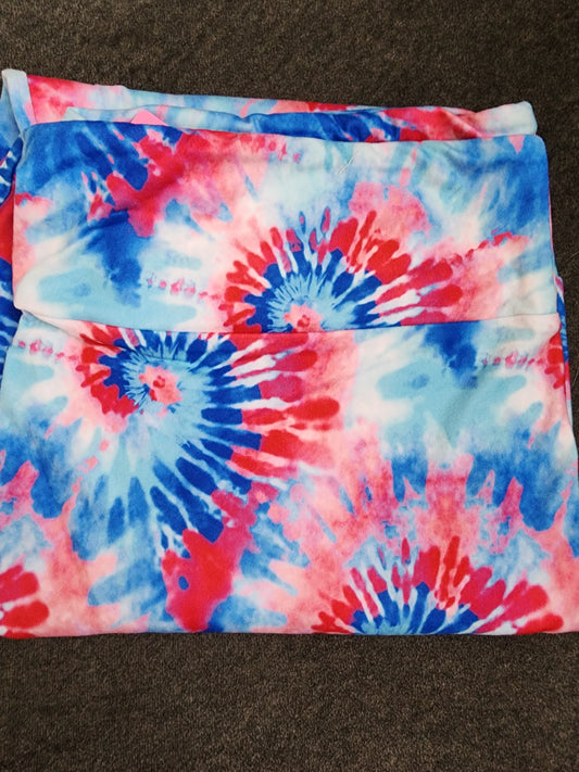 CP Red, White and Blue Tyed Dyed Leggings
