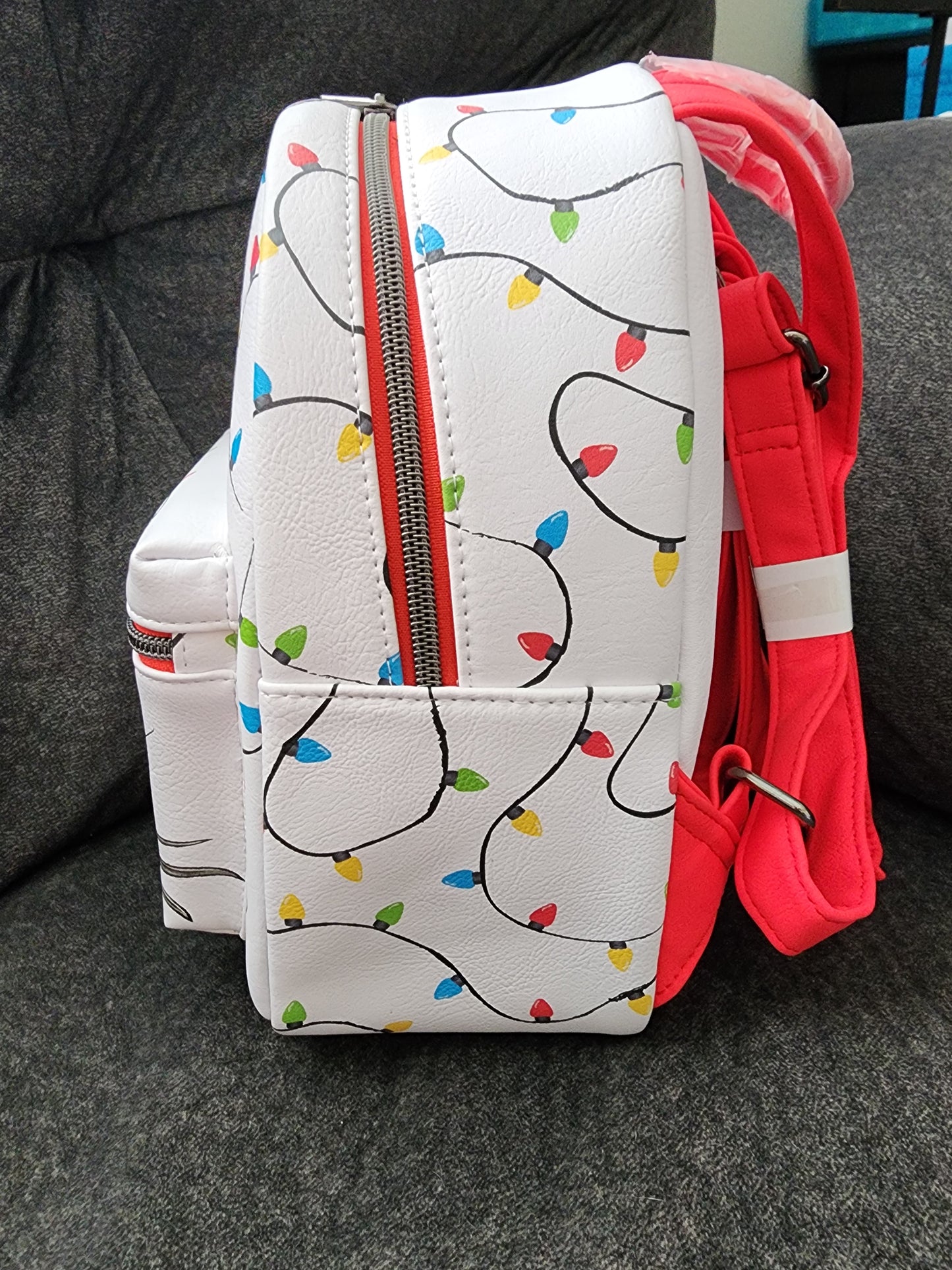 Loungefly Disney Nightmare Before Christmas Jack and Sally Holiday Backpack