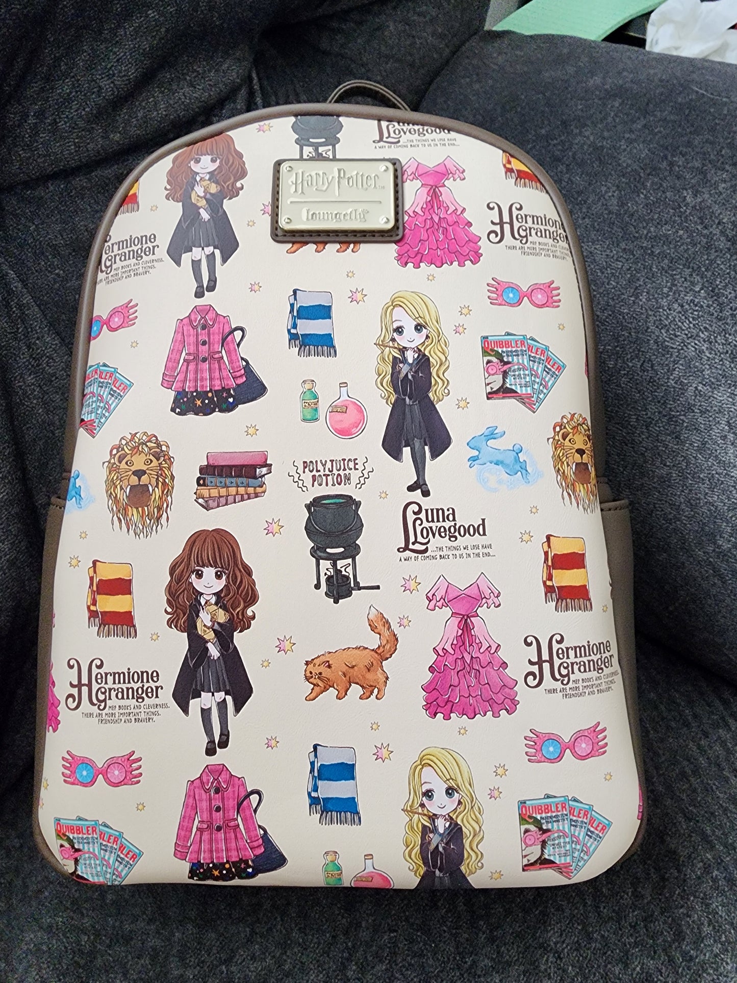 Loungefly Harry Potter Hermione and Luna Backpack