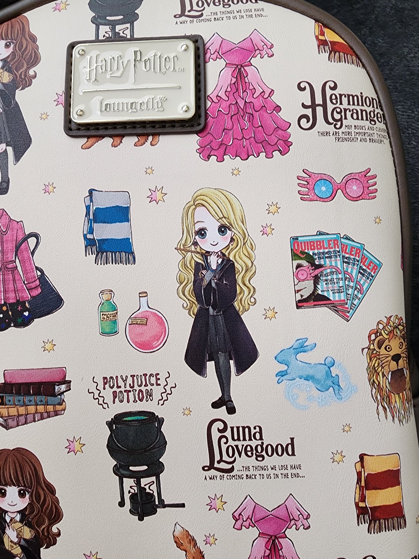 Loungefly Harry Potter Hermione and Luna Backpack