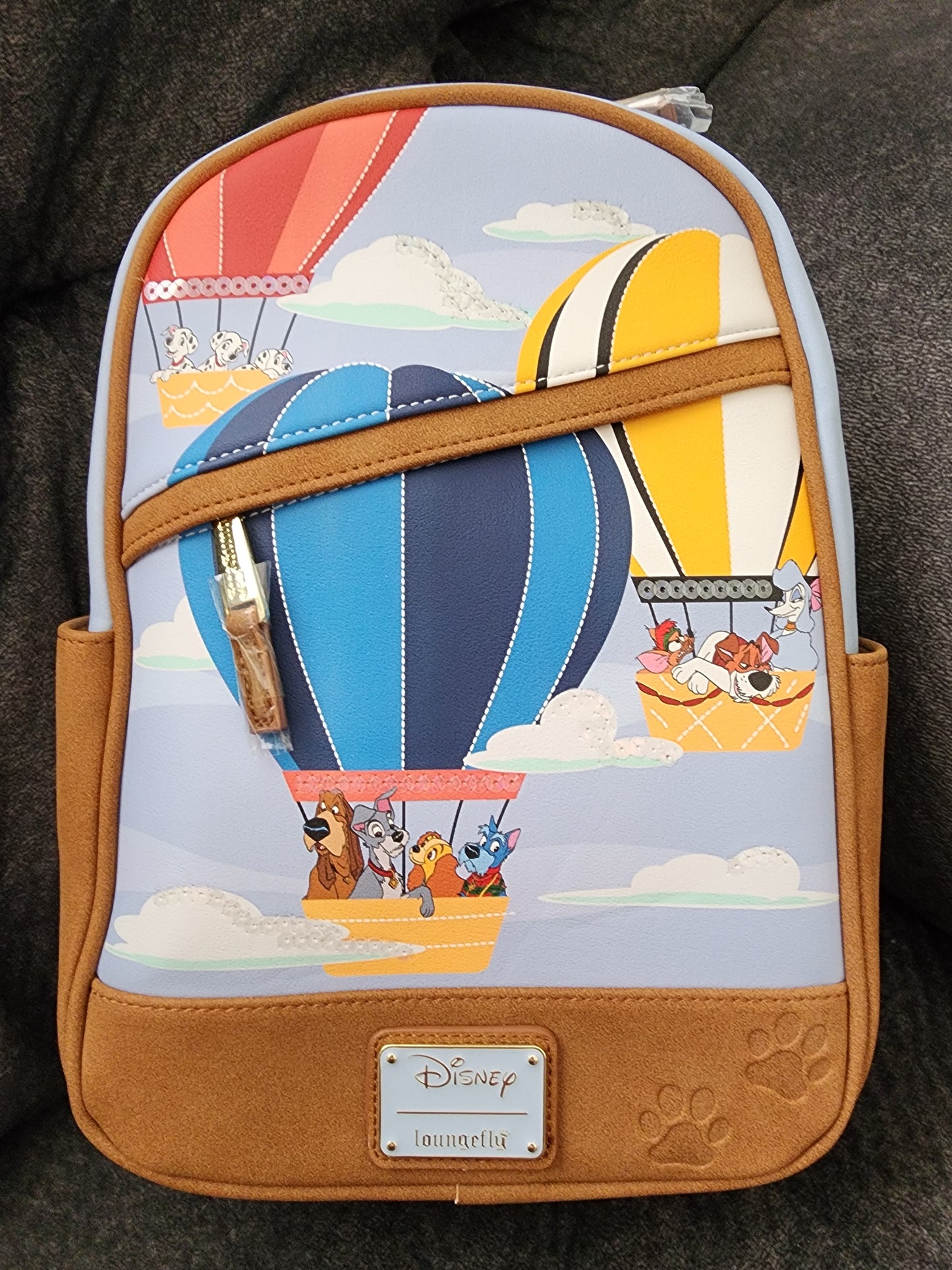 Loungefly Disney Movie Dogs Hot Air Balloon Backpack