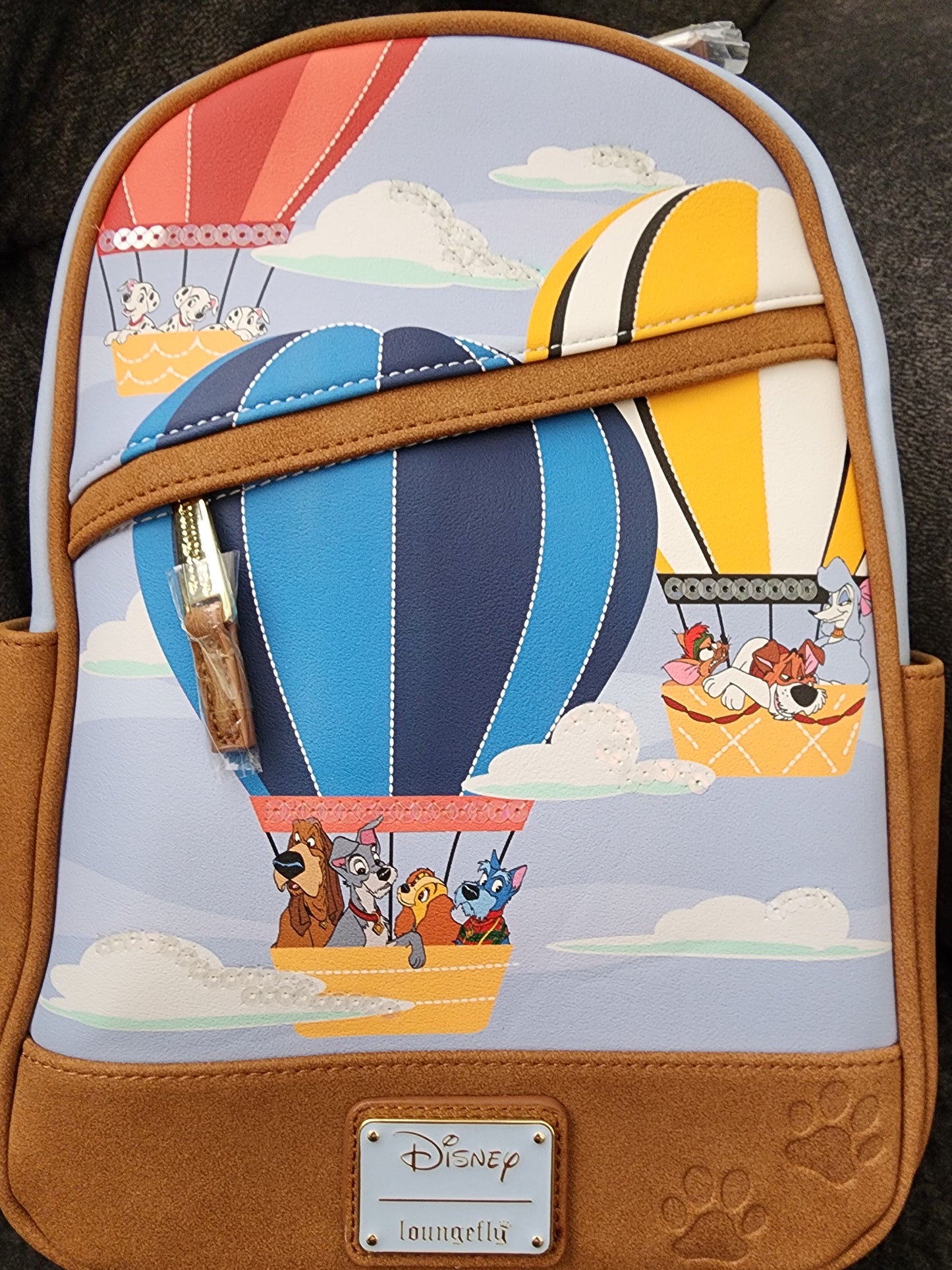 Loungefly Disney Movie Dogs Hot Air Balloon Backpack