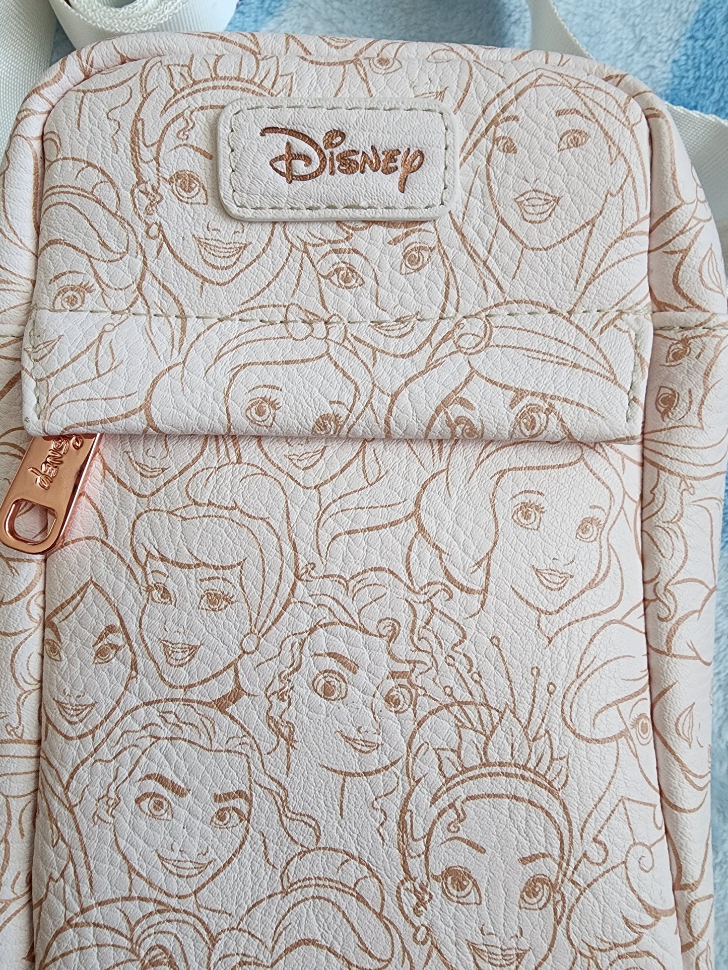 Disney Princess Rose Gold Crossbody Bag