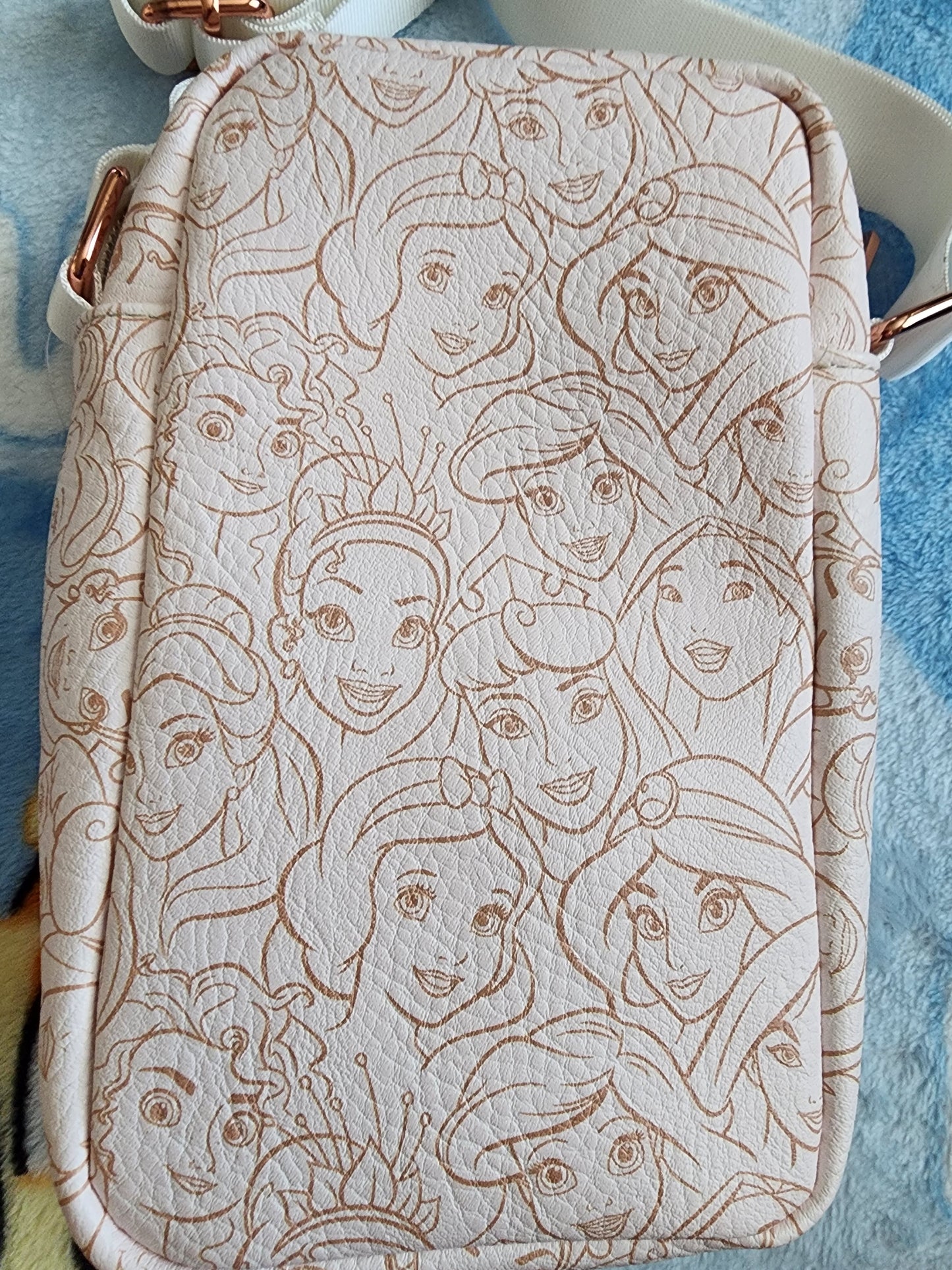 Disney Princess Rose Gold Crossbody Bag