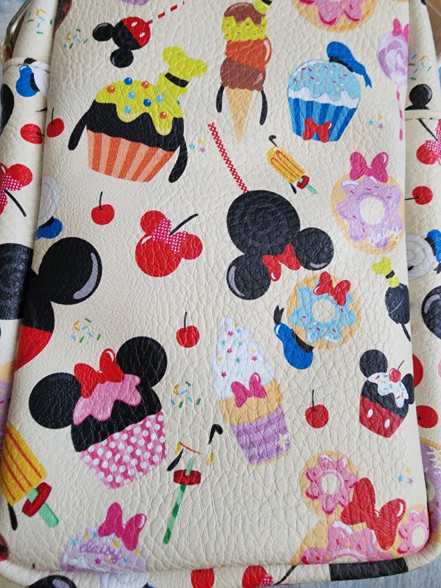 Disney Mickey and Friends Delicious Desserts Crossbody Bag