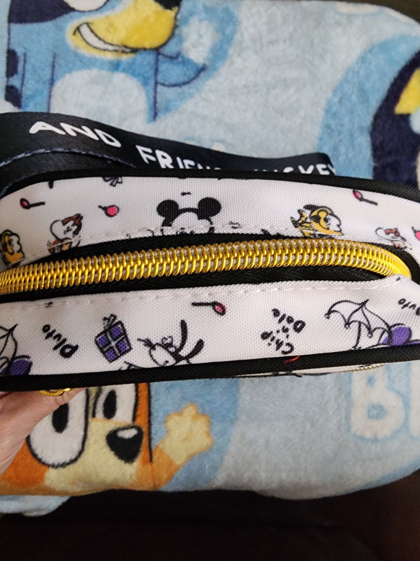 Loungefly Disney Mickey and Friends Cartoon Crossbody Bag