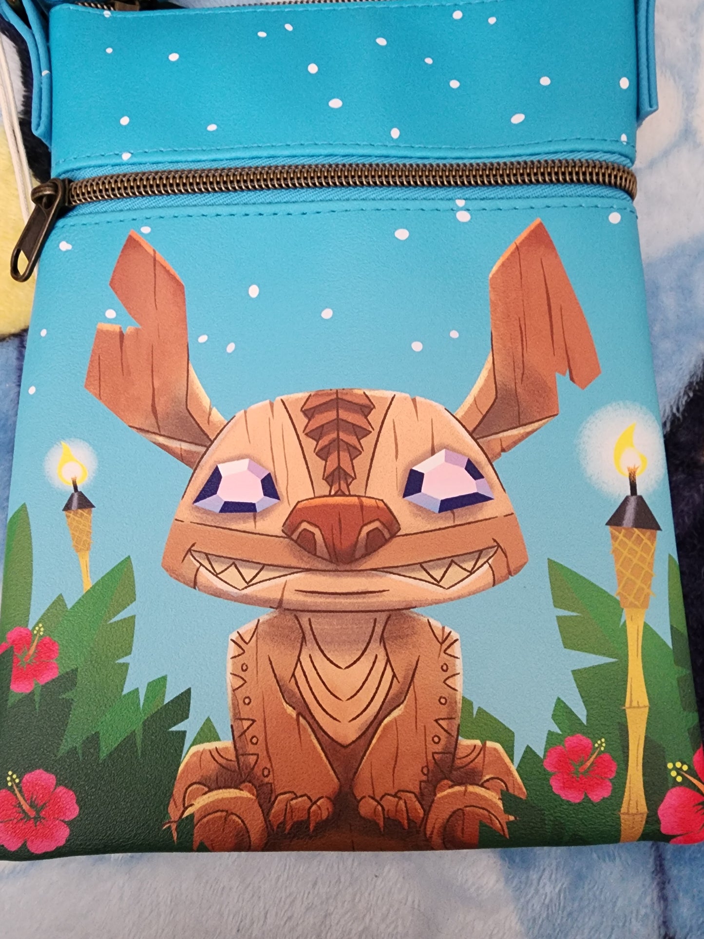 Loungefly Disney Stitch Tiki Crossbody Bag